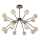 LED Pendant Light GELA 16xLED/5W/230V 3000K Black/Gold