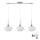 LED Pendant Light HARMA 3xE27/60W/230V Matt Chrome/White