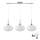 LED Pendant Light HARMA 3xE27/60W/230V matte chrome/white