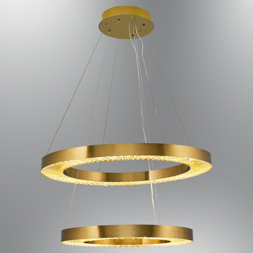 LED Pendant Light JESI LED/140W/230V 3000K 100 cm Bronze