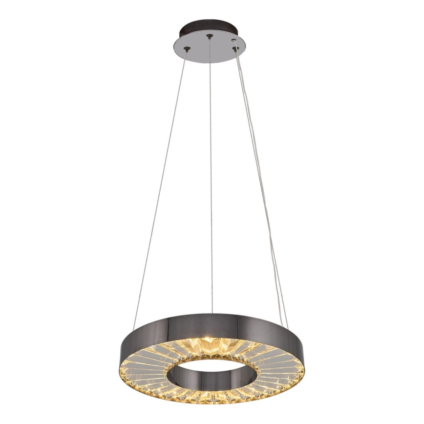 LED Pendant Light JESI LED/35W/230V 3000K diameter 40 cm silver
