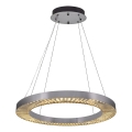 LED Pendant Light JESI LED/85W/230V 3000K Ø 80 cm Silver