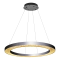LED Pendant Light JESI LED/90W/230V 3000K diameter 100 cm silver
