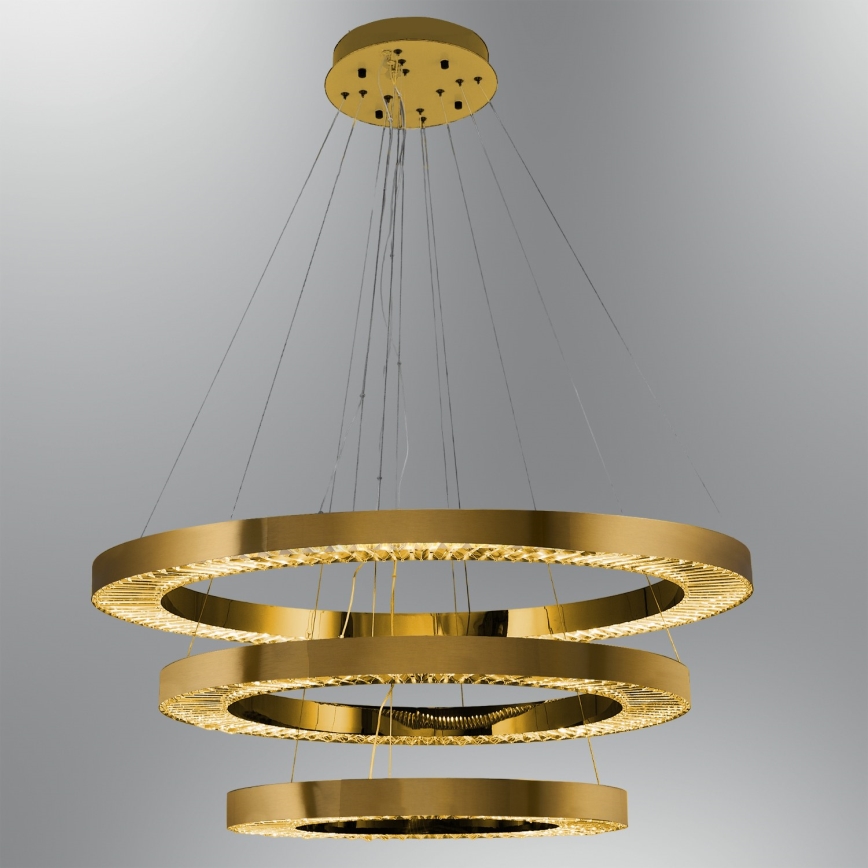 LED Pendant Light JESI LED/99W/230V 3000K 100 cm Bronze