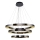 LED Pendant Light JESI LED/99W/230V 3000K diameter 100 cm silver