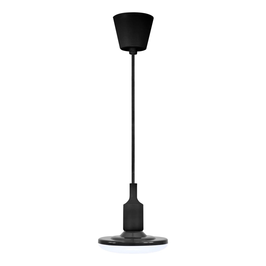LED pendant light KIKI 1xE27/10W/230V black