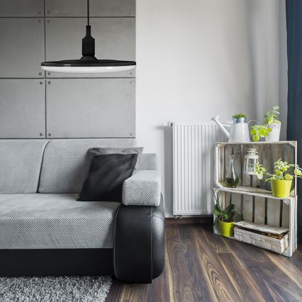 LED pendant light KIKI 1xE27/10W/230V black