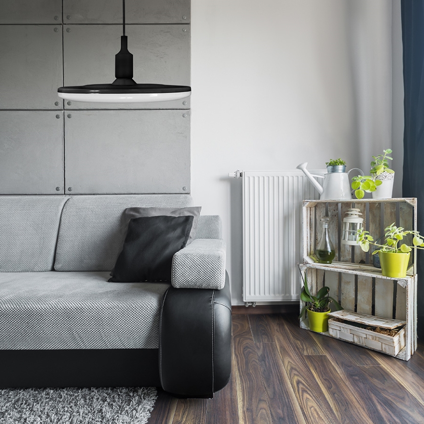 LED pendant light KIKI 1xE27/10W/230V black