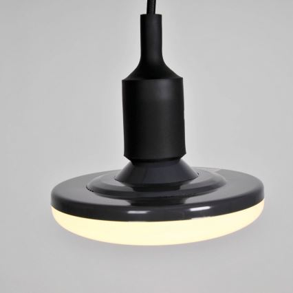 LED pendant light KIKI 1xE27/10W/230V black