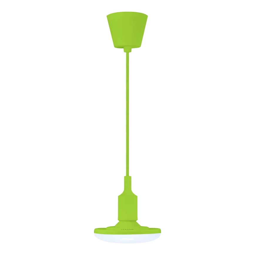LED pendant light KIKI 1xE27/10W/230V green