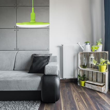 LED pendant light KIKI 1xE27/10W/230V green