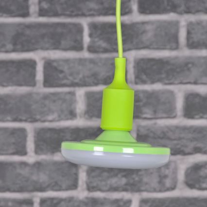 LED pendant light KIKI 1xE27/10W/230V green