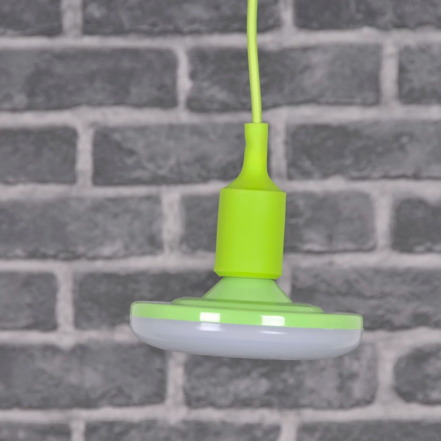 LED pendant light KIKI 1xE27/10W/230V green