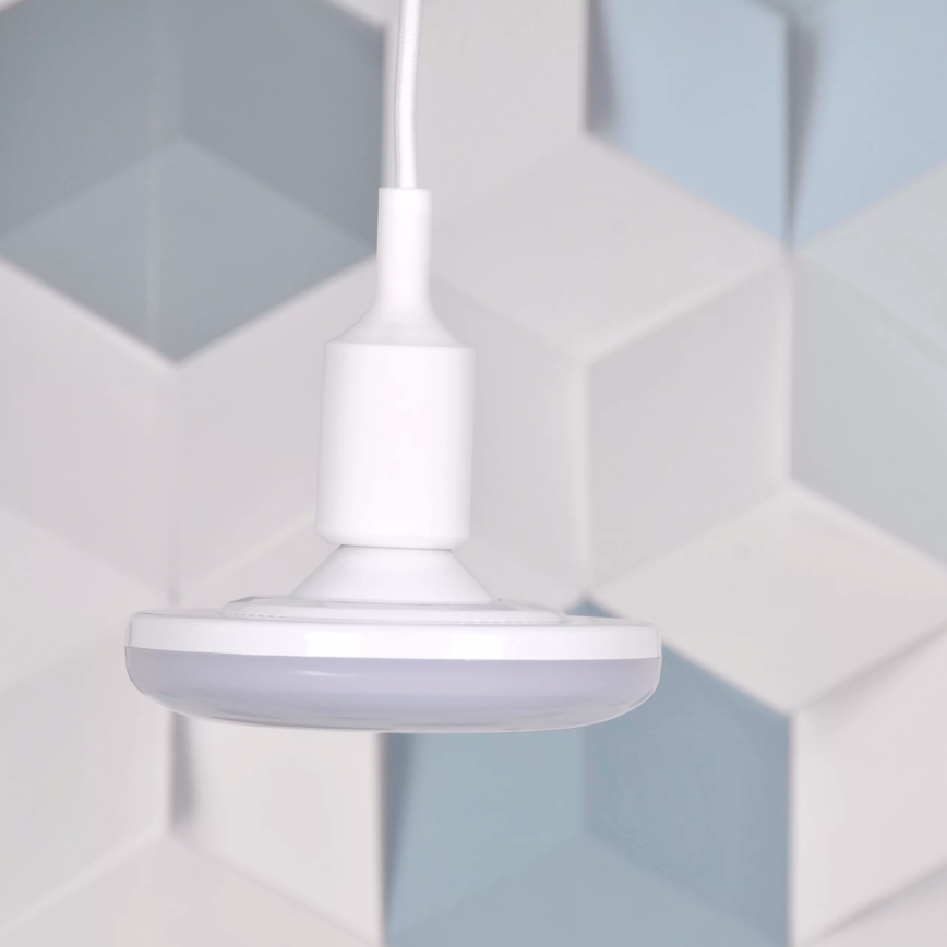 LED pendant light KIKI 1xE27/10W/230V white