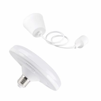 LED pendant light KIKI 1xE27/10W/230V white