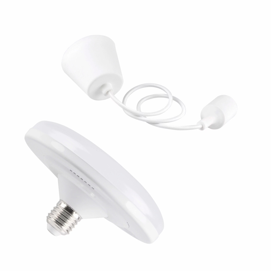 LED pendant light KIKI 1xE27/10W/230V white