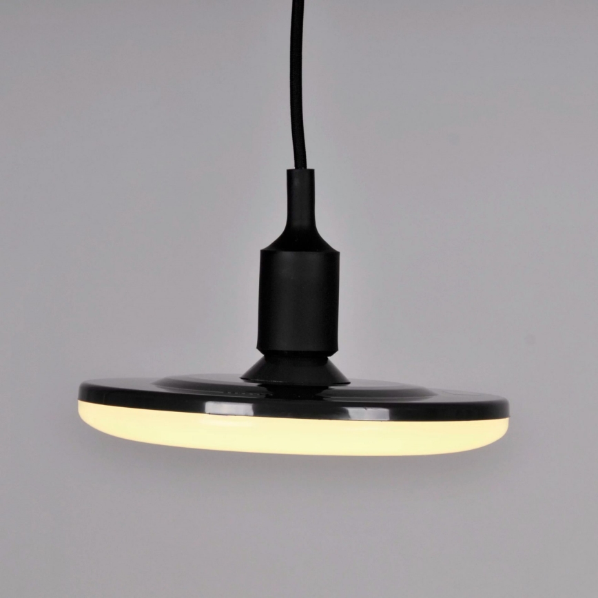 LED pendant light KIKI 1xE27/15W/230V black