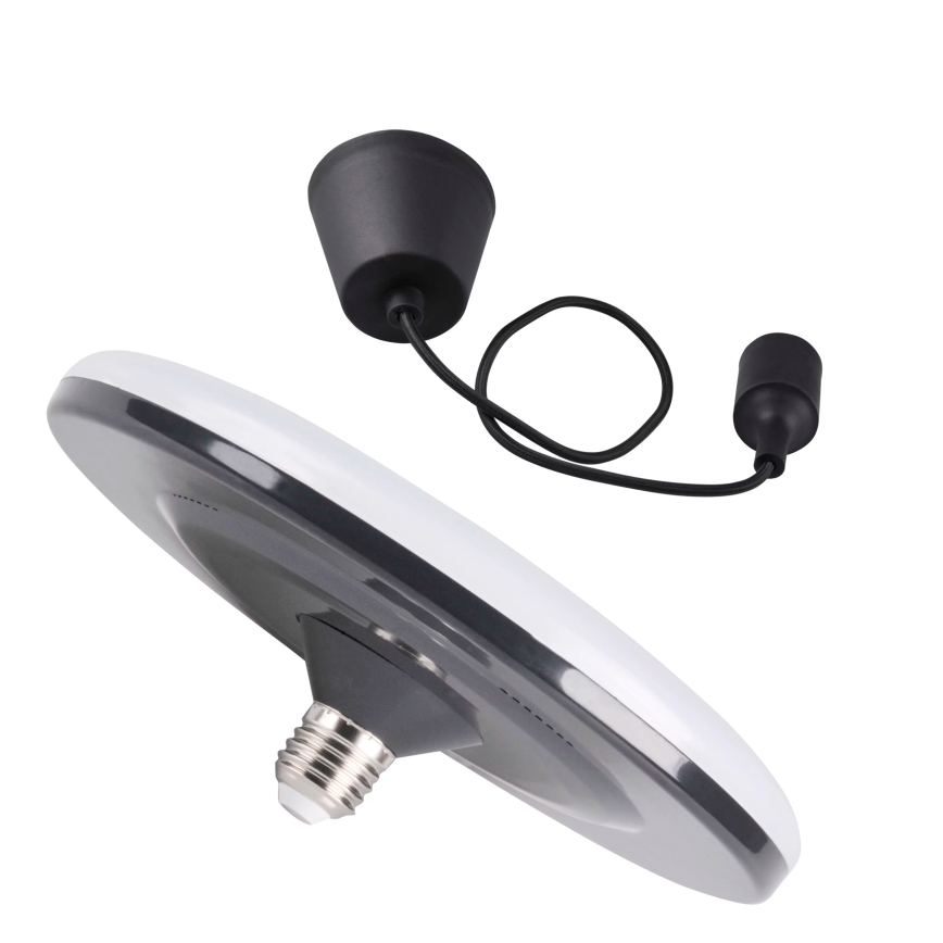 LED pendant light KIKI 1xE27/15W/230V black