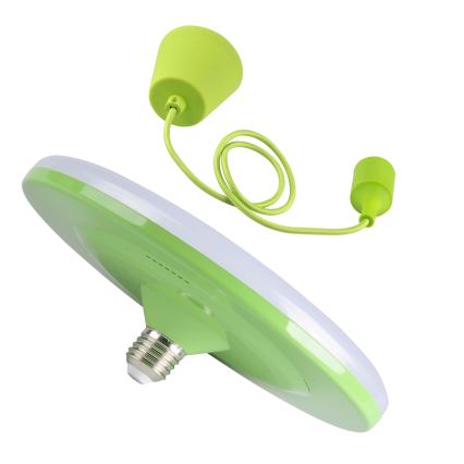 LED pendant light KIKI 1xE27/15W/230V green