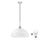 LED pendant light on cable 1xE27/60W/230V white/black