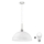 LED pendant light on cable 1xE27/60W/230V white/clear