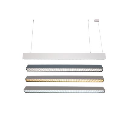 LED Pendant Light on Cable, 55W, 230V, 3000/4000/6500K, 120 cm, White