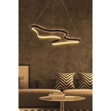 LED pendant light on cable ARTISAN LED/36W/230V 4000K black