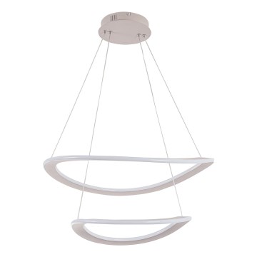 LED pendant light on cable CASHMERE LED/75W/230V Ø 59.5 white
