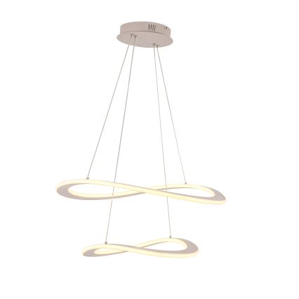 LED pendant light on cable CASHMERE LED/75W/230V Ø 59.5 white