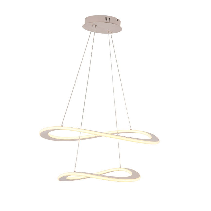 LED pendant light on cable CASHMERE LED/75W/230V Ø 59.5 white
