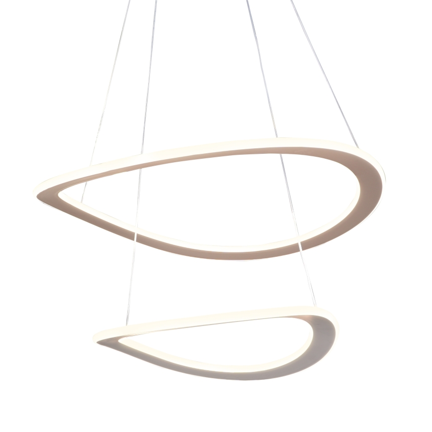 LED pendant light on cable CASHMERE LED/75W/230V Ø 59.5 white