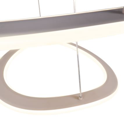 LED pendant light on cable CASHMERE LED/75W/230V Ø 59.5 white