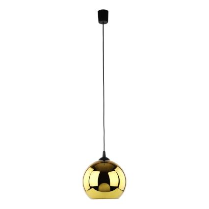 LED pendant light on cable CUBUS Ø 25 cm 1xE27/15W/230V