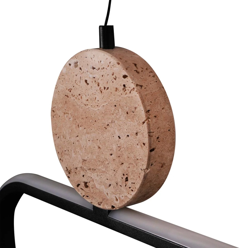 LED pendant light on cable FLORENTYNA LED/48W/230V 4000K black/beige