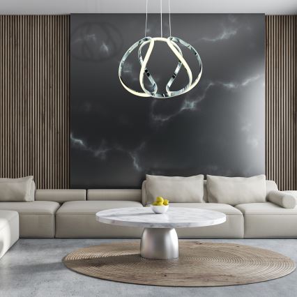 LED Pendant Light on Cable GLOBE LED/50W/230V