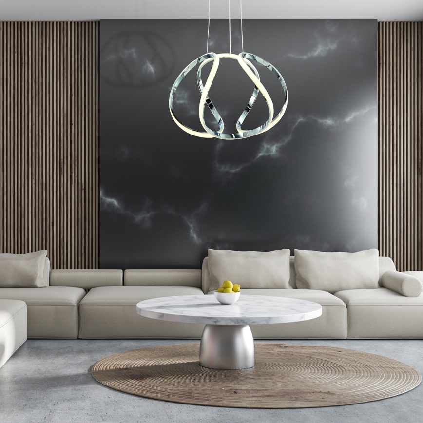 LED Pendant Light on Cable GLOBE LED/50W/230V