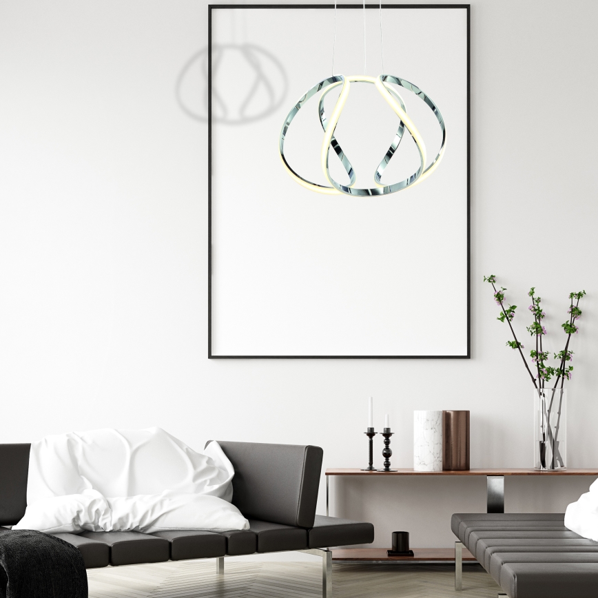 LED Pendant Light on Cable GLOBE LED/50W/230V