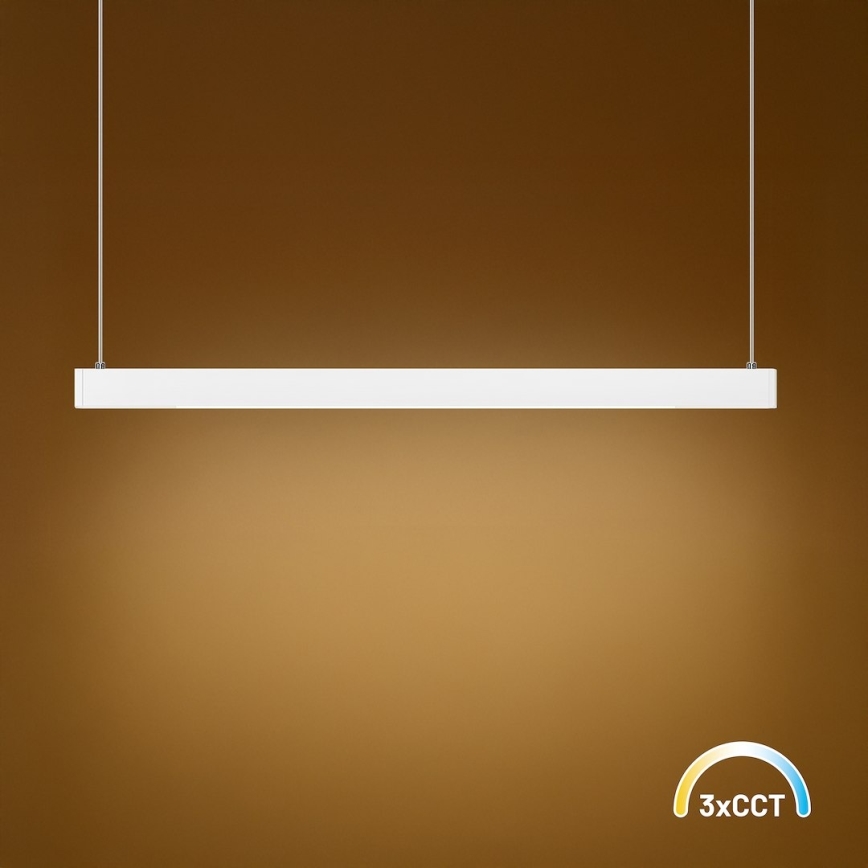 LED Pendant Light on Cable LINEA LED/36W/230V 3000/4000/5700K CRI 90 white