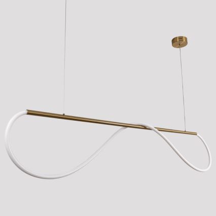 LED pendant light on cable MELECA LED/36W/230V 3000/4000/6000K 160 cm gold