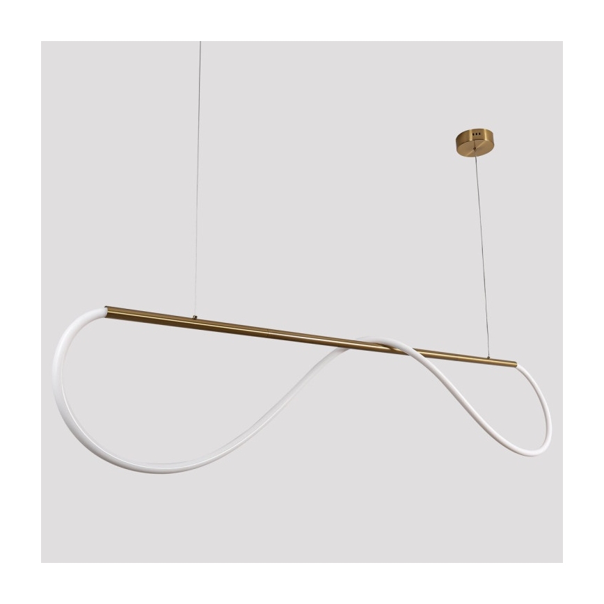 LED pendant light on cable MELECA LED/36W/230V 3000/4000/6000K 160 cm gold