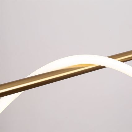 LED pendant light on cable MELECA LED/36W/230V 3000/4000/6000K 160 cm gold