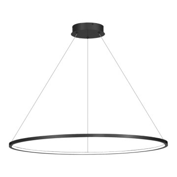 LED pendant light on cable SATURNO LED/57W/230V diameter 100 cm IP44 black