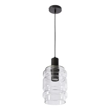 LED Pendant Light RADON 1xE27/40W/230V Clear