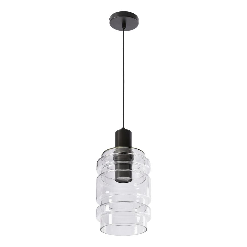 LED Pendant Light RADON 1xE27/40W/230V Clear