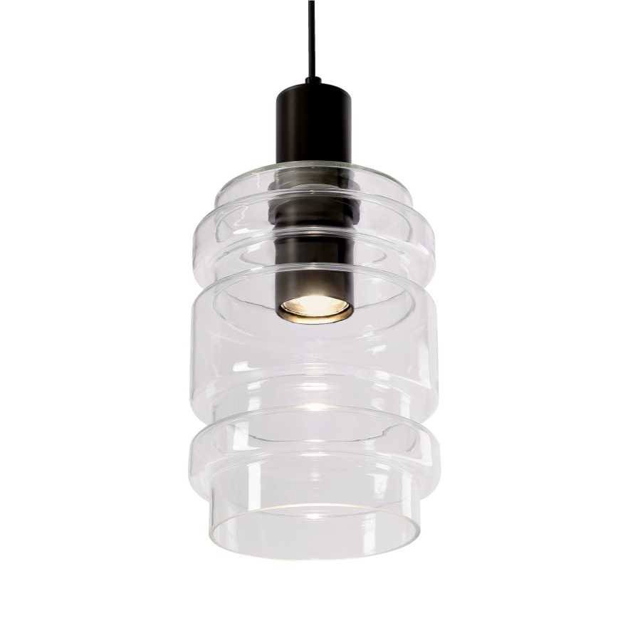 LED Pendant Light RADON 1xE27/40W/230V Clear