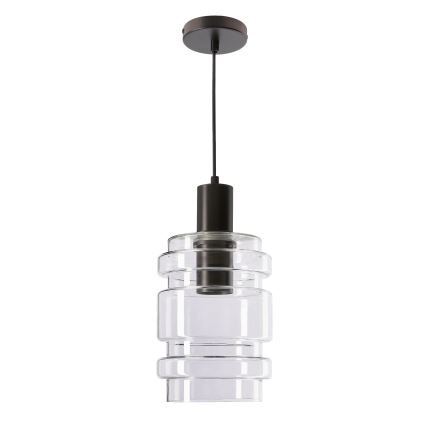 LED Pendant Light RADON 1xE27/40W/230V Clear