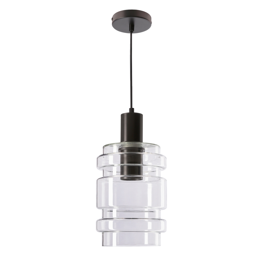 LED Pendant Light RADON 1xE27/40W/230V Clear