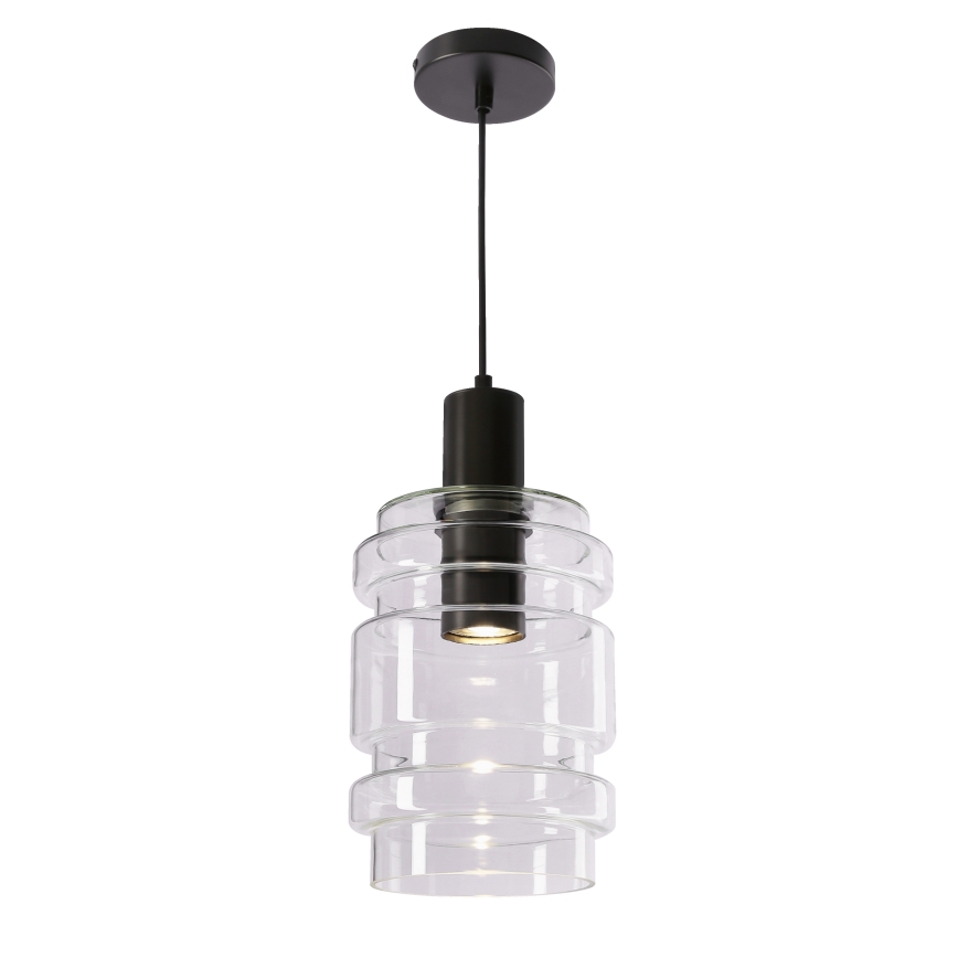 LED Pendant Light RADON 1xE27/40W/230V Clear