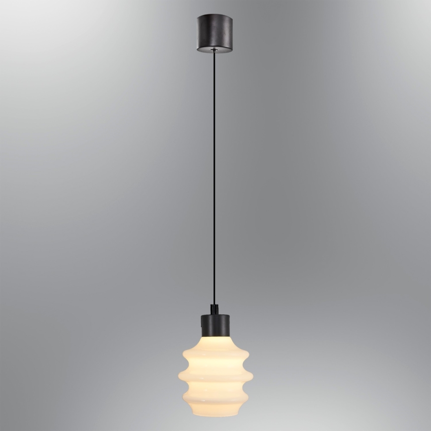 LED Pendant on Cable CACTUS LED/3W/230V 3000K Black/White