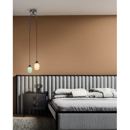 LED pendant on cable CACTUS LED/6W/230V 3000K green/white